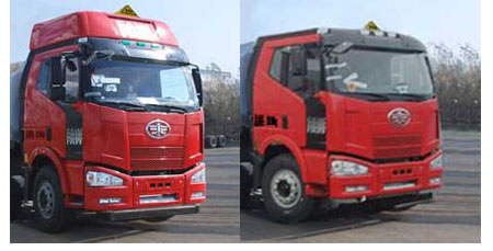 國五解放鋁合金油罐車