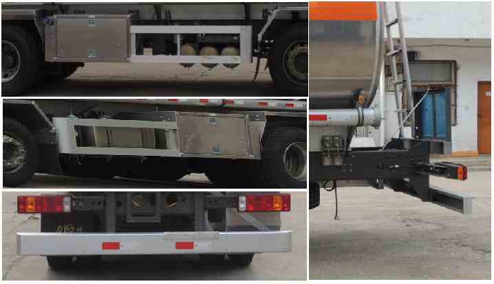 重汽前四后八鋁合金油罐車