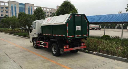 3方福田時代鉤臂垃圾車圖片 3方福田時代鉤臂垃圾車圖片