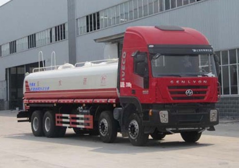 紅巖前四后八25噸灑水車