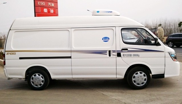 國五華晨金杯面包冷藏車