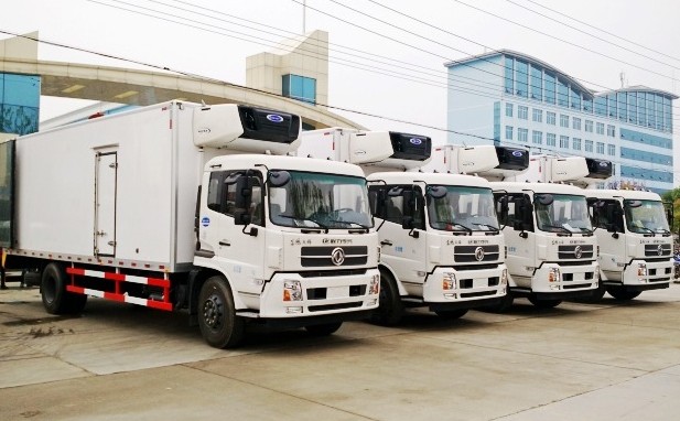國五東風(fēng)天錦單橋7.6米冷藏車