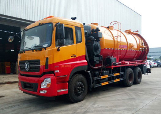 東風(fēng)天龍后雙橋高壓清洗吸污車(chē)