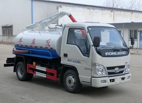 福田小卡之星3方藍(lán)牌吸糞車