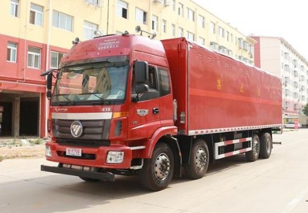 福田歐曼前四后六9.5米易燃液體廂式運(yùn)輸車圖片 福田歐曼前四后六9.5米易燃液體廂式運(yùn)輸車圖片