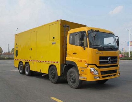 東風(fēng)天龍前四后八100-1000KW應(yīng)急電源車
