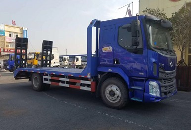 東風柳汽乘龍單橋平板運輸車