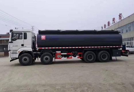 陜汽德龍前四后八供液車