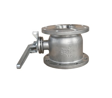 不銹鋼直通圓法蘭球閥