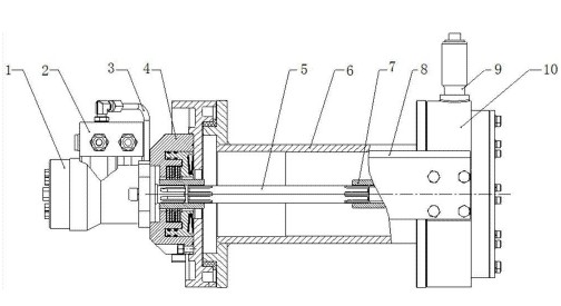 清障車絞盤系統(tǒng)總體布置圖 清障車絞盤系統(tǒng)總體布置圖