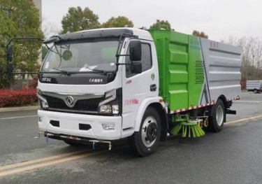 國六東風多利卡洗掃車_凱力風牌KLF5120TXSE6型洗掃車