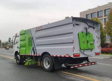 國六東風多利卡洗掃車_凱力風牌KLF5120TXSE6型洗掃車