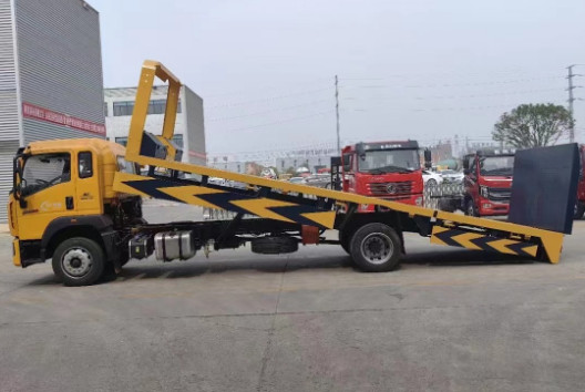 重汽豪沃G5X國(guó)六重載平板清障車 重汽豪沃G5X國(guó)六重載平板清障車