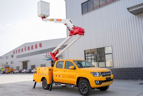國(guó)六黃海皮卡高空作業(yè)車_13.5米皮卡高空作業(yè)車