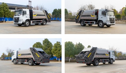 15方東風華神KL5壓縮垃圾車_凱力風牌KLF5182ZYSE6型壓縮式垃圾車