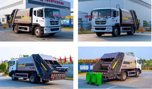 19方東風(fēng)多利卡D9壓縮垃圾車_凱力風(fēng)牌KLF5181ZYSX6型壓縮式垃圾車
