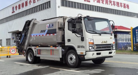 8方江淮帥鈴純電動壓縮垃圾車