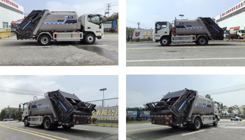 8方江淮帥鈴純電動壓縮垃圾車