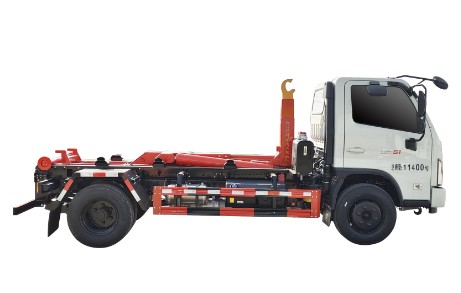 12噸福田金剛S1黃牌勾臂垃圾車