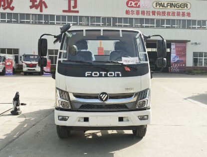 12噸福田金剛S1黃牌勾臂垃圾車