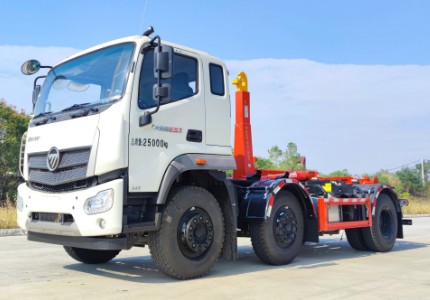 20T噸福田瑞沃大金剛ES7小三軸勾臂垃圾車(chē)