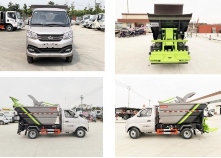 長(zhǎng)安后雙輪自裝卸式垃圾車(chē)