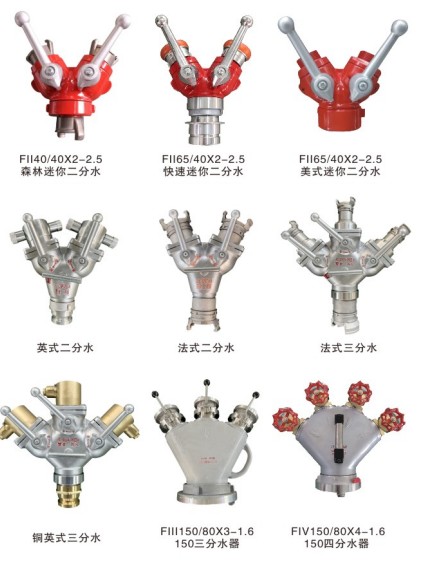 消防車分水器_二分水器_三分水器_四分水器