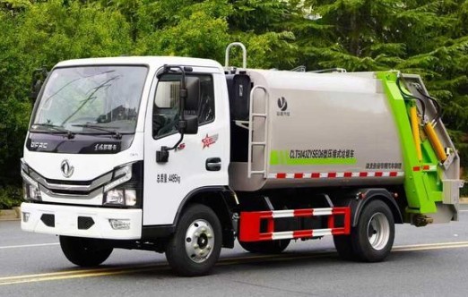 東風(fēng)多利卡壓縮垃圾車_6.5方藍牌壓縮垃圾車