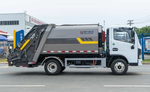 東風多利卡6.5方藍牌壓縮垃圾車_藍牌壓縮垃圾車廠家