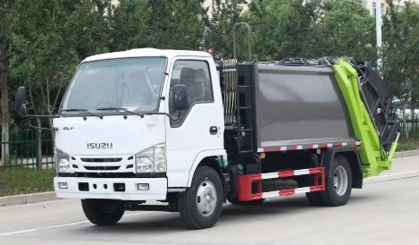 慶鈴五十鈴100P國(guó)六6方壓縮式垃圾車_壓縮式垃圾車生產(chǎn)廠家