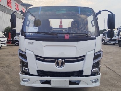 飛碟奧馳插電混合動(dòng)力勾臂垃圾車_黃綠牌勾臂垃圾車