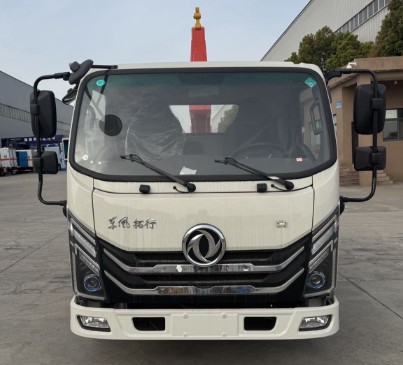 東風拓行S1低頂勾臂垃圾車_藍牌勾臂垃圾車廠家